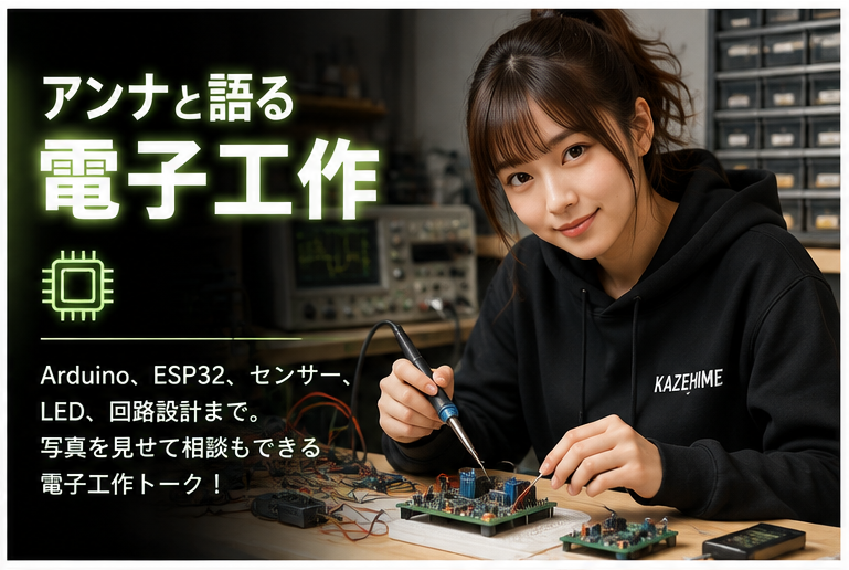 アンナと語る電子工作